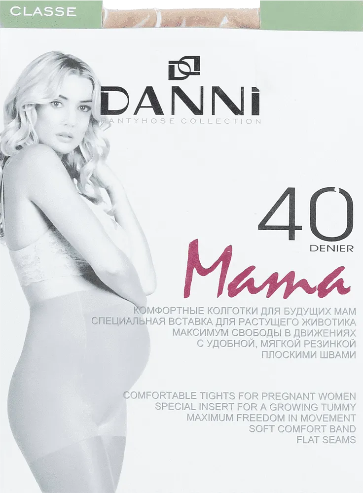 Զուգագուլպա մարմնագույն հղիների «Danni Mama Classe 40 Den N3»
