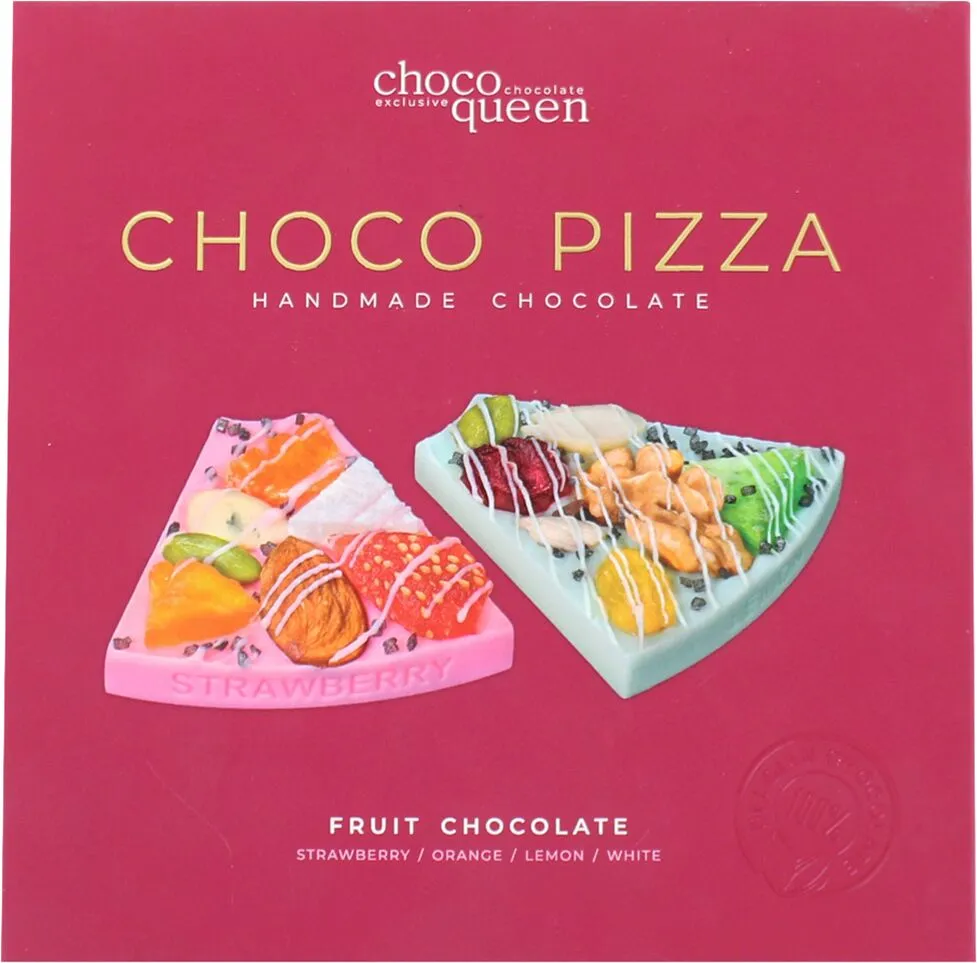 Chocolate candies collection "Choco Queen Choco Pizza Fruit" 125g
