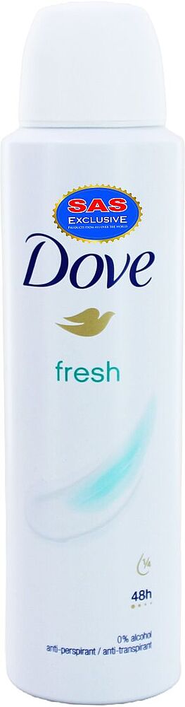 Antiperspirant - deodorant "Dove Fresh" 150ml
