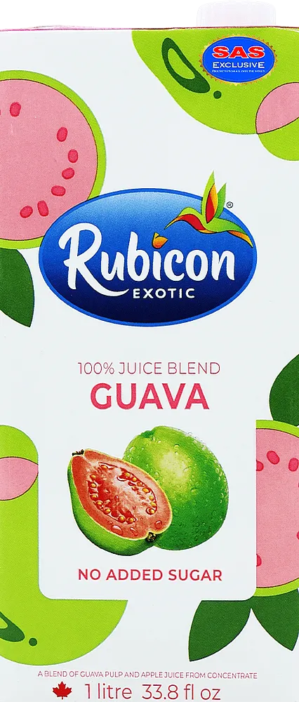 Հյութ գուավայի և խնձորի «Rubicon Exotic Guava» 1լ
