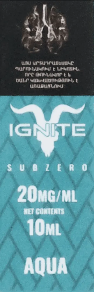 Nicotine solution "Ignite Aqua" 10ml
