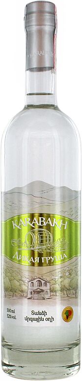 Pear vodka "Karabakh" 0.5l 