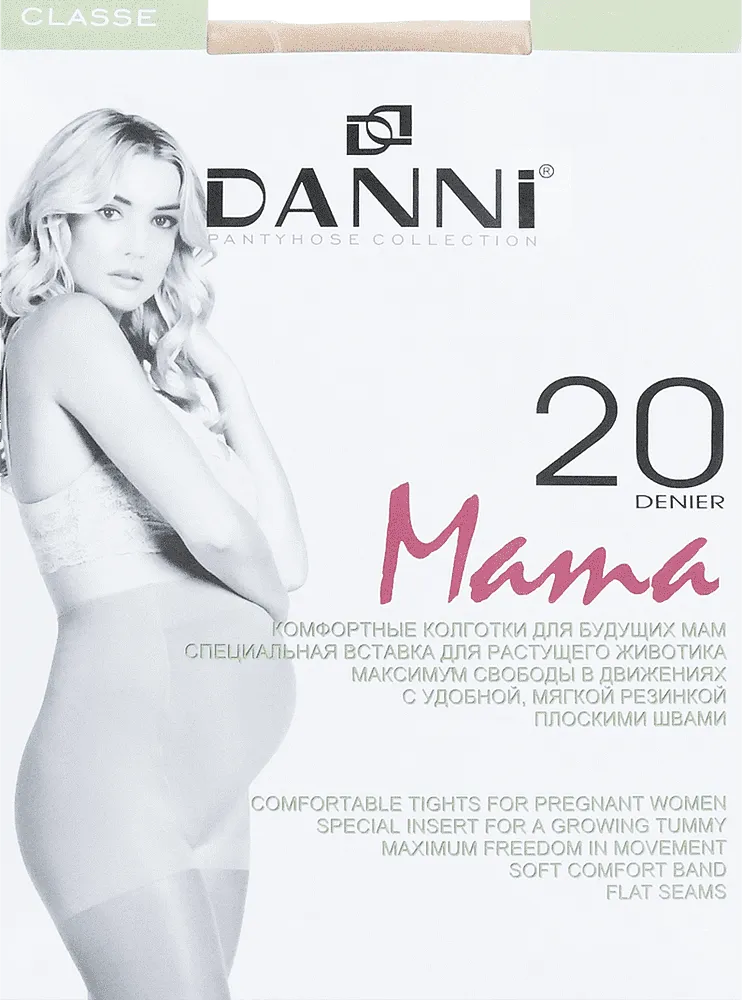 Զուգագուլպա մարմնագույն հղիների «Danni Mama Classe 20 Den N4»
