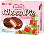 Печенье в шоколаде "Lotte Choco Pie Strawberry" 336г
