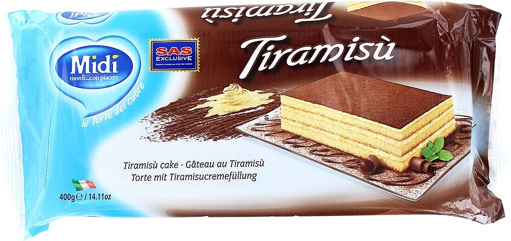 Tiramisu cake "Midi" 400g