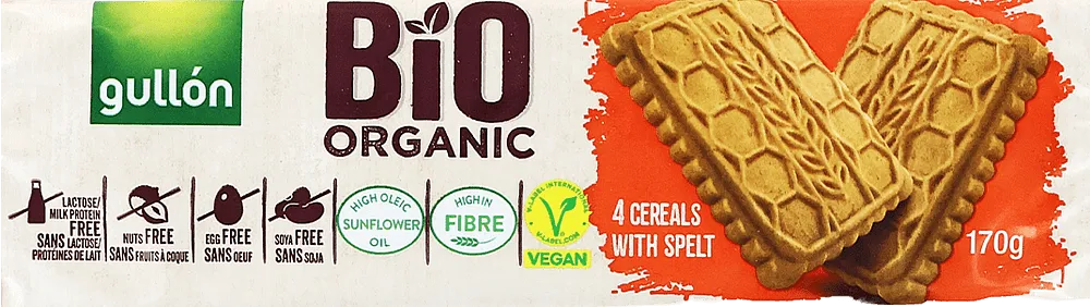 Cereal cookies "Gullon Bio Organic" 170g