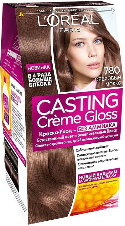 Hair dye "L'Oreal Paris Casting Crème Gloss" №780