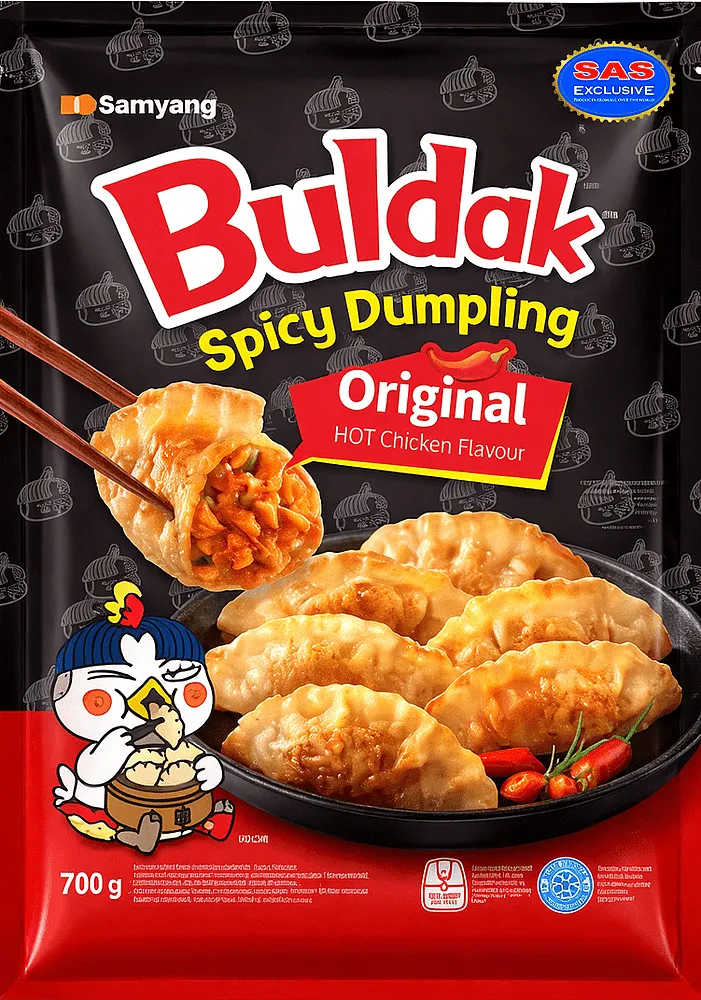 Dumplings with chicken flavor "Samyang Buldak Spicy Dumpling Original" 700g
