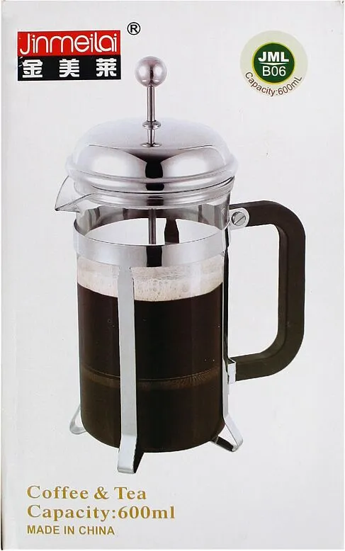 Glass for brewing tea and coffee "Jinrnmeilai" 600ml
