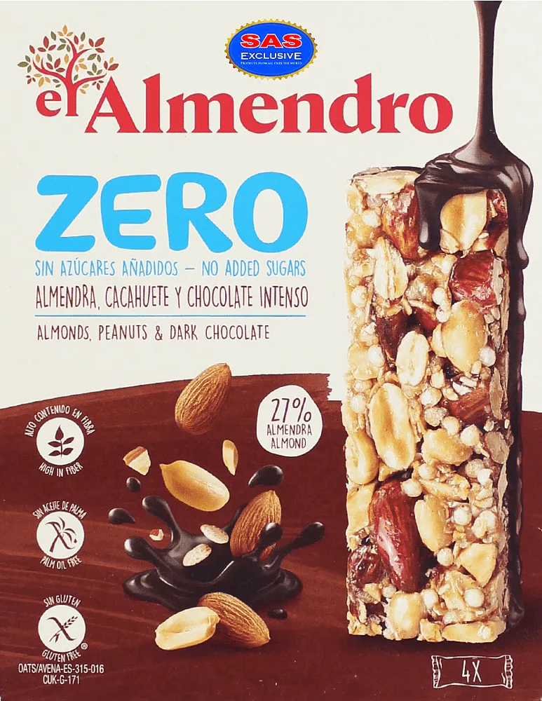 Chocolate bar "El Almendro Zero" 120g
