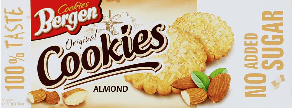 Almond cookies "Bergen Original" 130g

