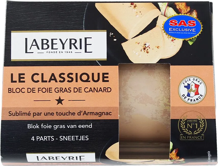 Պաշտետ բադի լյարդից «Labeyrie Classique» 150գ
