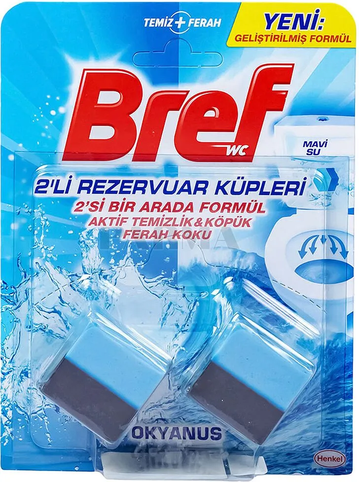 Toilet tank cleaning bricks "Bref" 2*50g