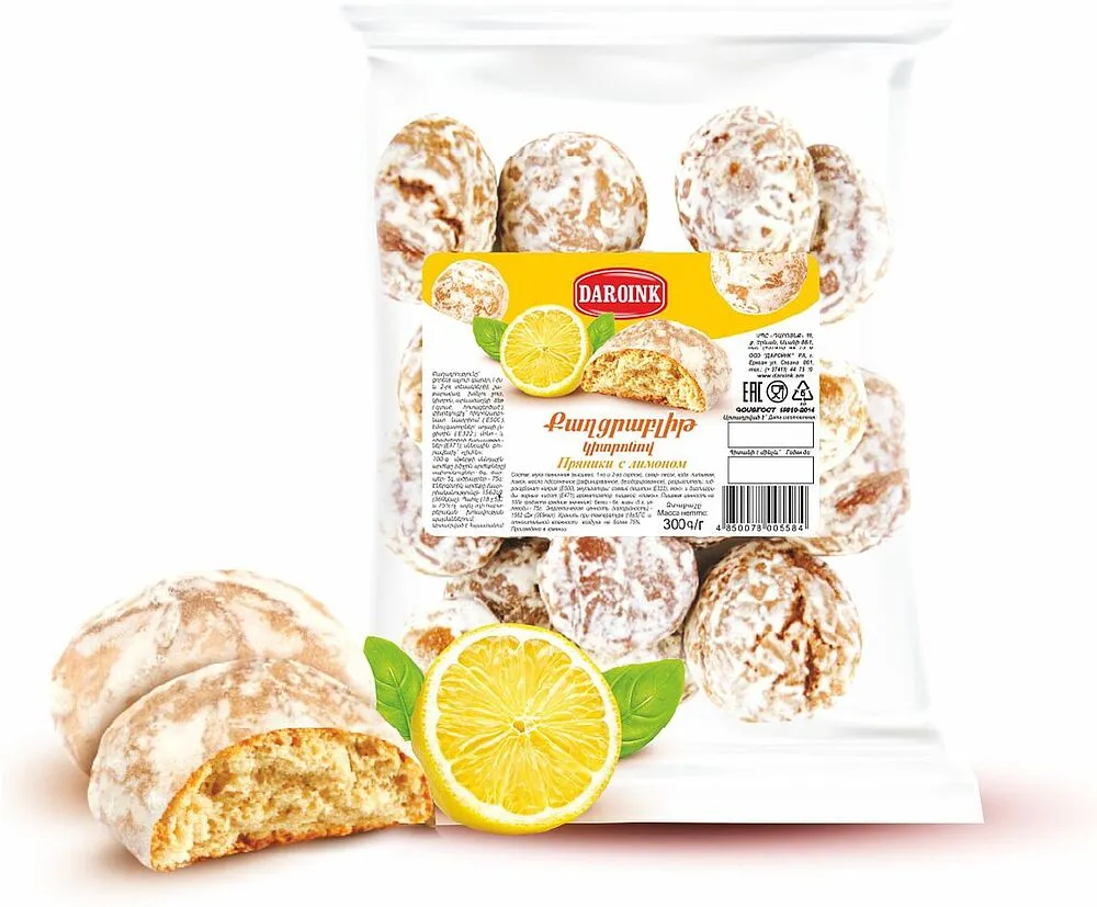 Lemon gingerbreads "Daroink" 300g
