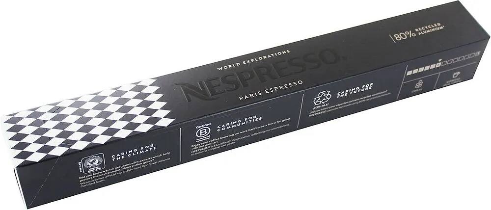 Coffee capsules "Nespresso Paris Espresso" 10pcs, 56g
