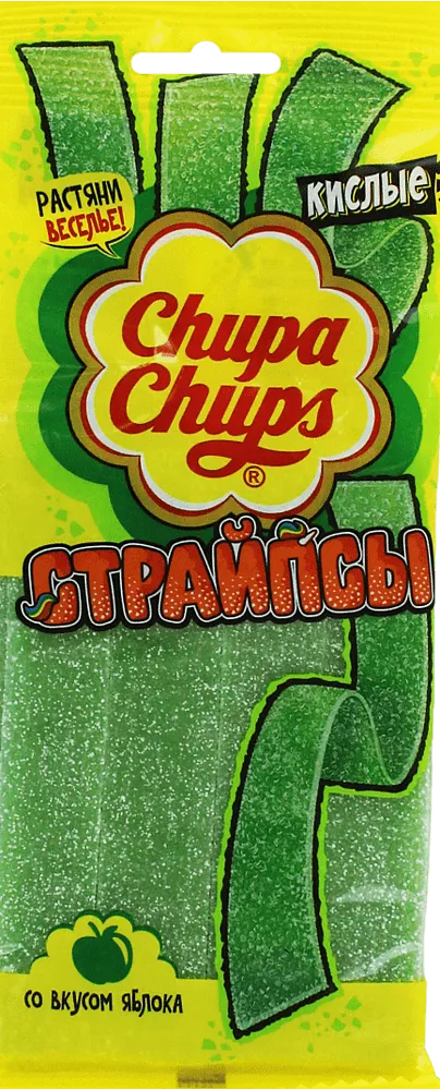 Конфеты желейные "Chupa Chups Страйпсы" 120г 