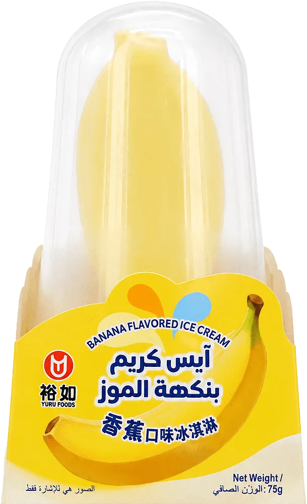 Պաղպաղակ բանանի «Yuru Foods Banana» 75գ