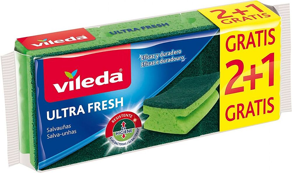 Dishwashing sponge ''Vileda Ultra Fresh'' 2 pcs