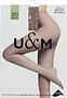 Tights "U&M 20 Den XXL" Natural