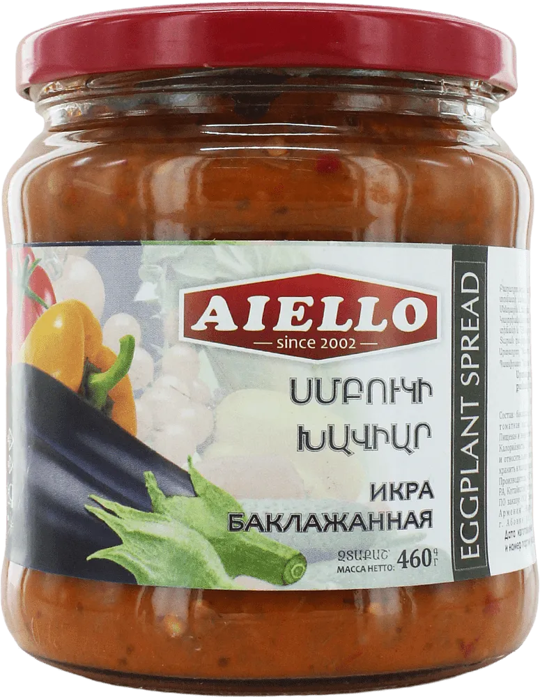 Eggplant caviar "Aiello" 460g
