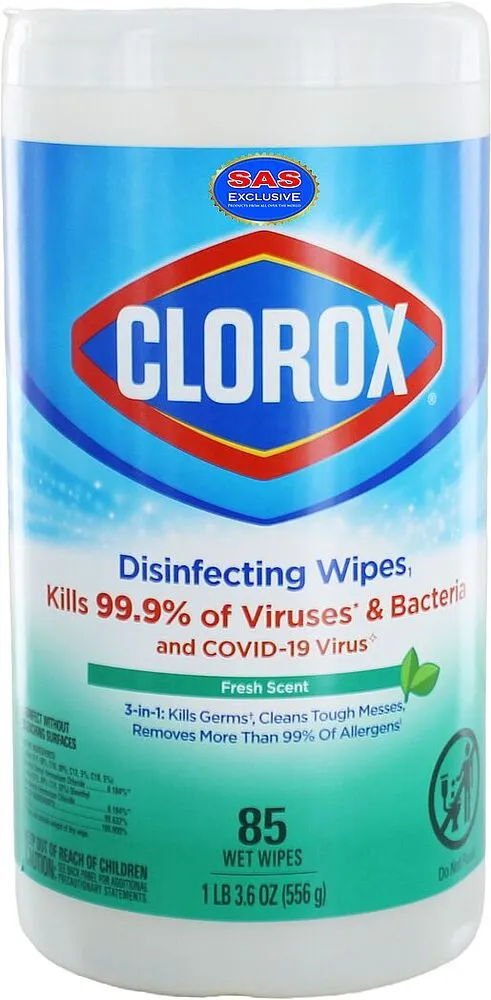 Wet wipes "Clorox Fresh Scent" 85 pcs
