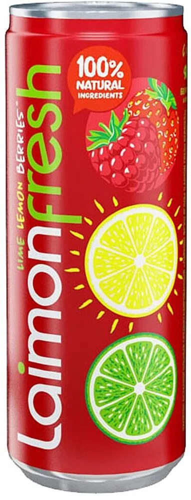 Напиток безалкогольный Ягодный "Laimon Fresh" 0.33л 
