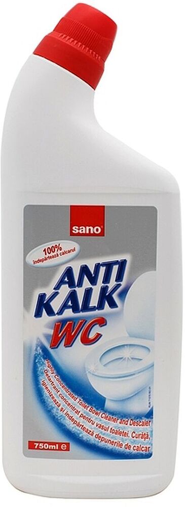 Чистящее средство для туалета "Sano Anti Kalk" 750мл  