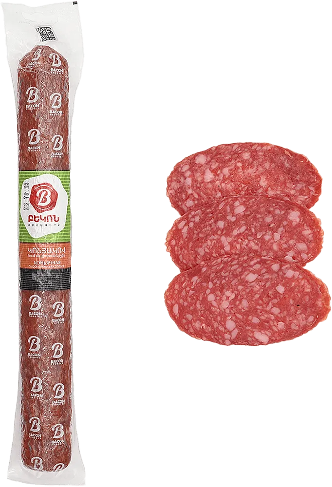 Summer cognac sausage product ''Cognac'' 400g
