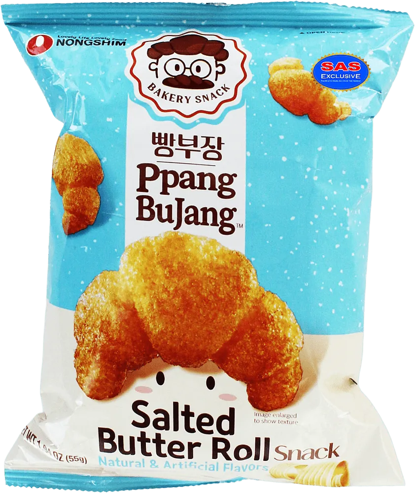 Snacks with salt & butter "Nongshim Ppang Bujang" 55g 