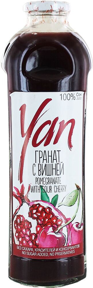 Juice "Yan" 930ml Pomegranate & Cherry
