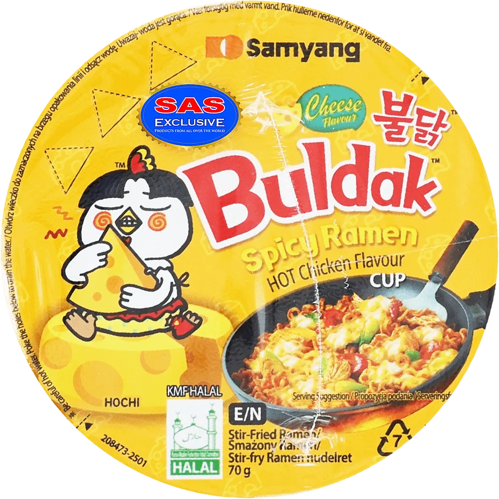 Լապշա հավի և պանրի «Samyang Buldak Spicy Ramen» 70գ
