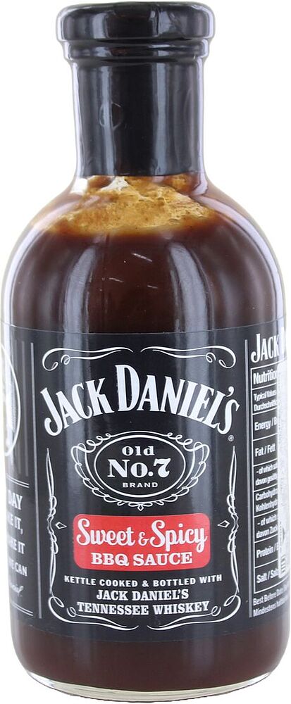 Соус шашлычный "Jack Daniel's Sweet & Spicy" 553г