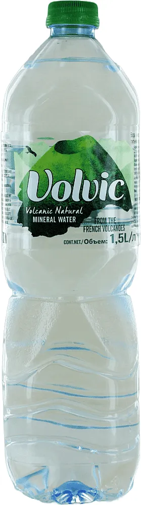 Non-sparkling mineral water "Volvic" 1.5l