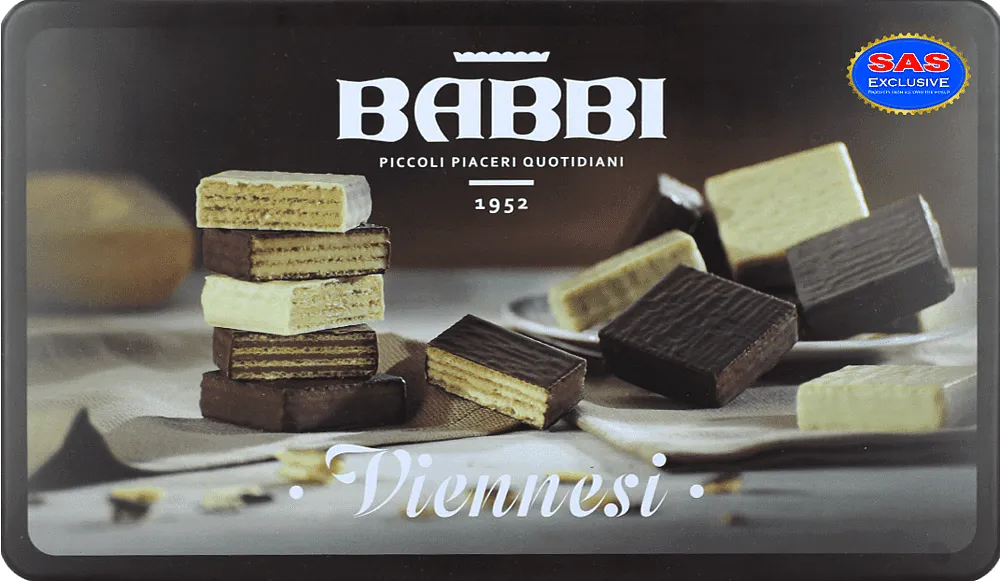 Wafer assortment "Babbi Viennesi" 300g