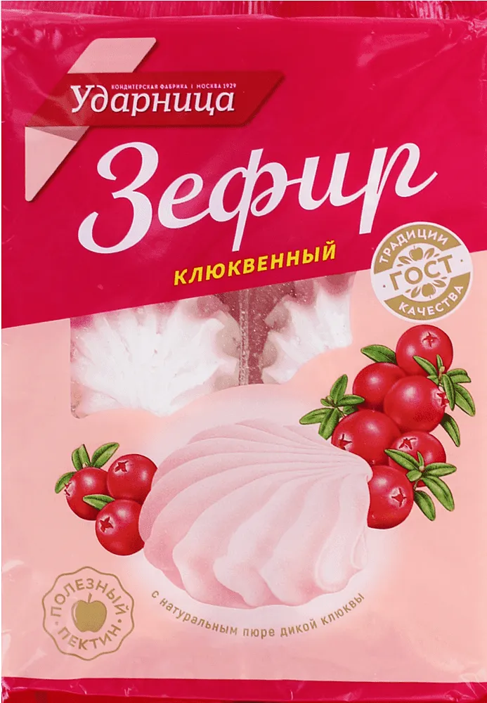 Cranberry zefir "Udarnitsa" 160г 
