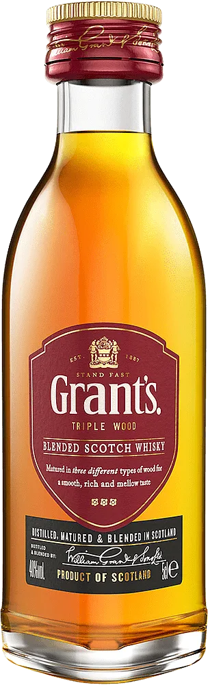 Վիսկի «Grant's Triple Wood» 0.05լ 