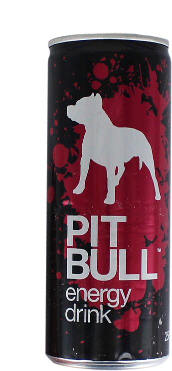 Էներգետիկ գազավորված ըմպելիք «Pit Bull» 250մլ