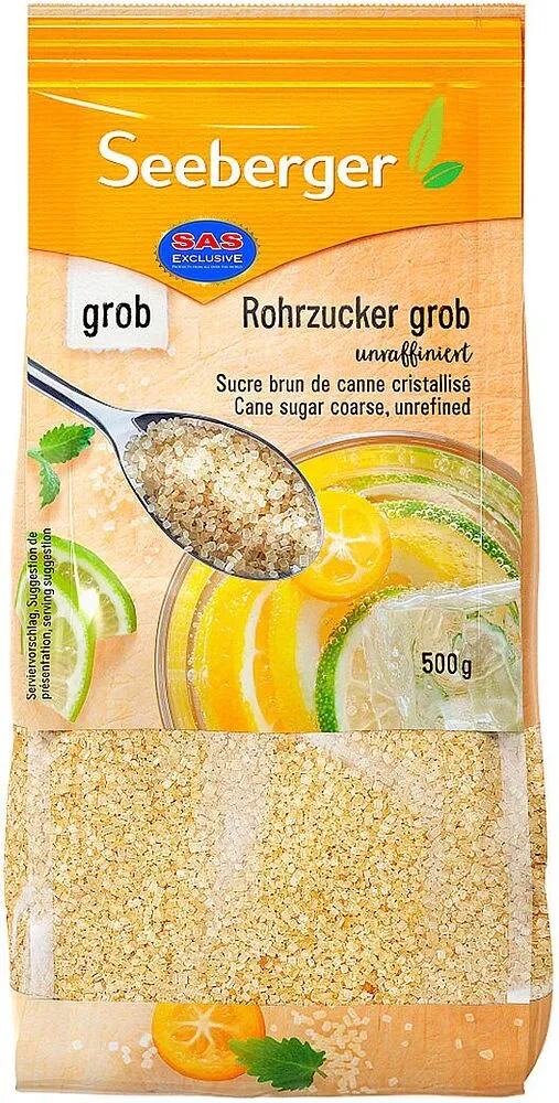 Cane sugar "Seeberger" 500g
