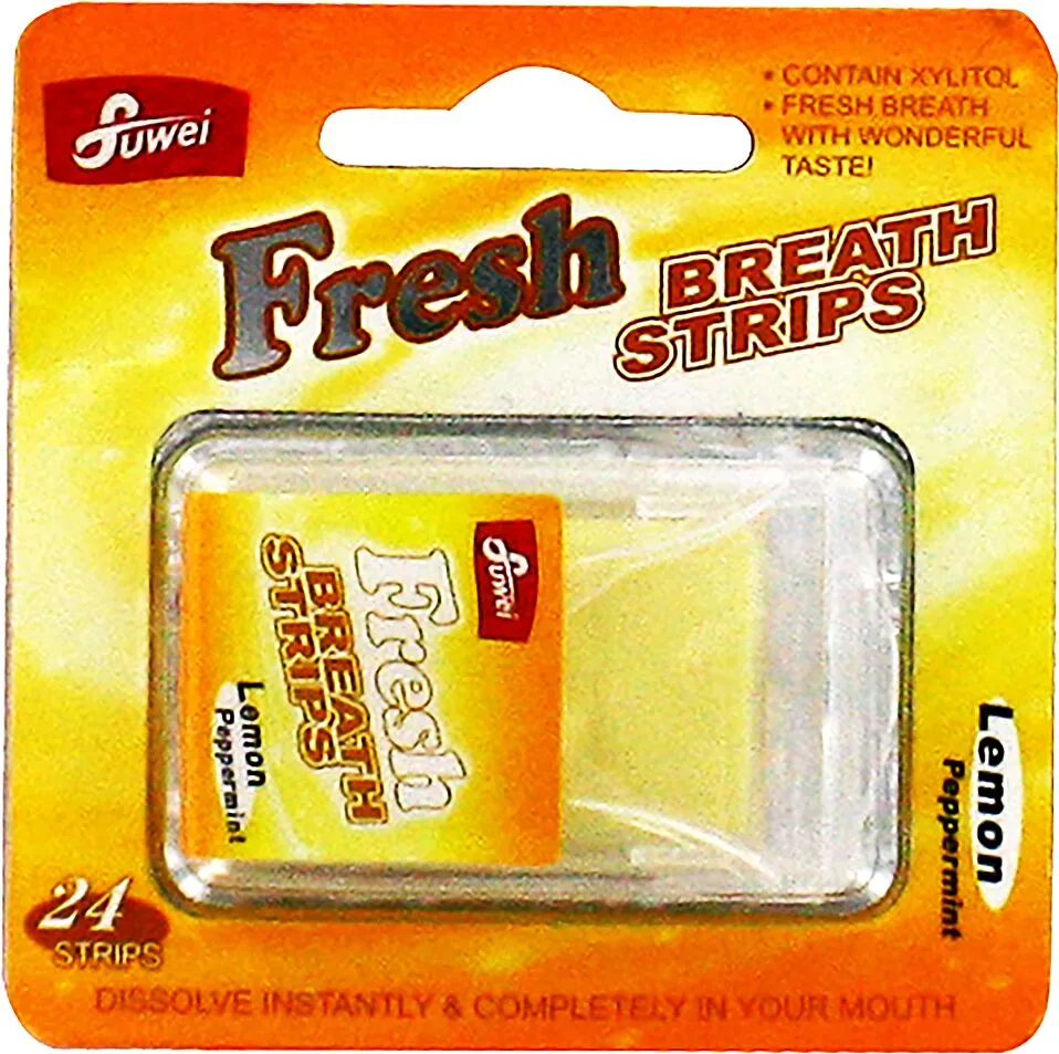 Breath freshening strips "Fuwei"