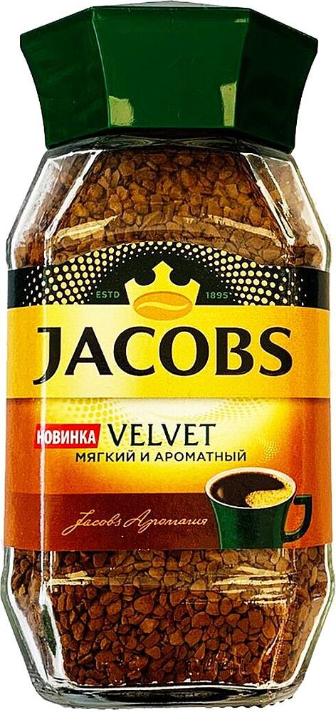 Кофе растворимый "Jacobs Velvet" 95г 