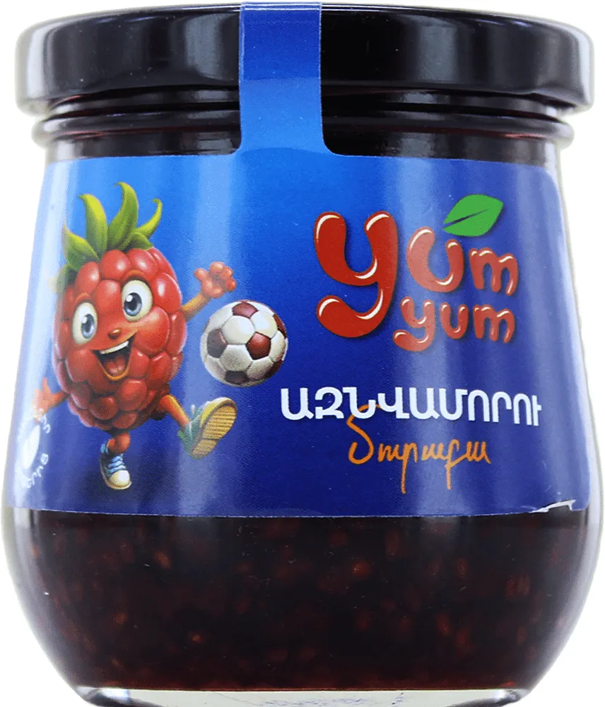 Raspberry preserve "Yum Yum" 220g
