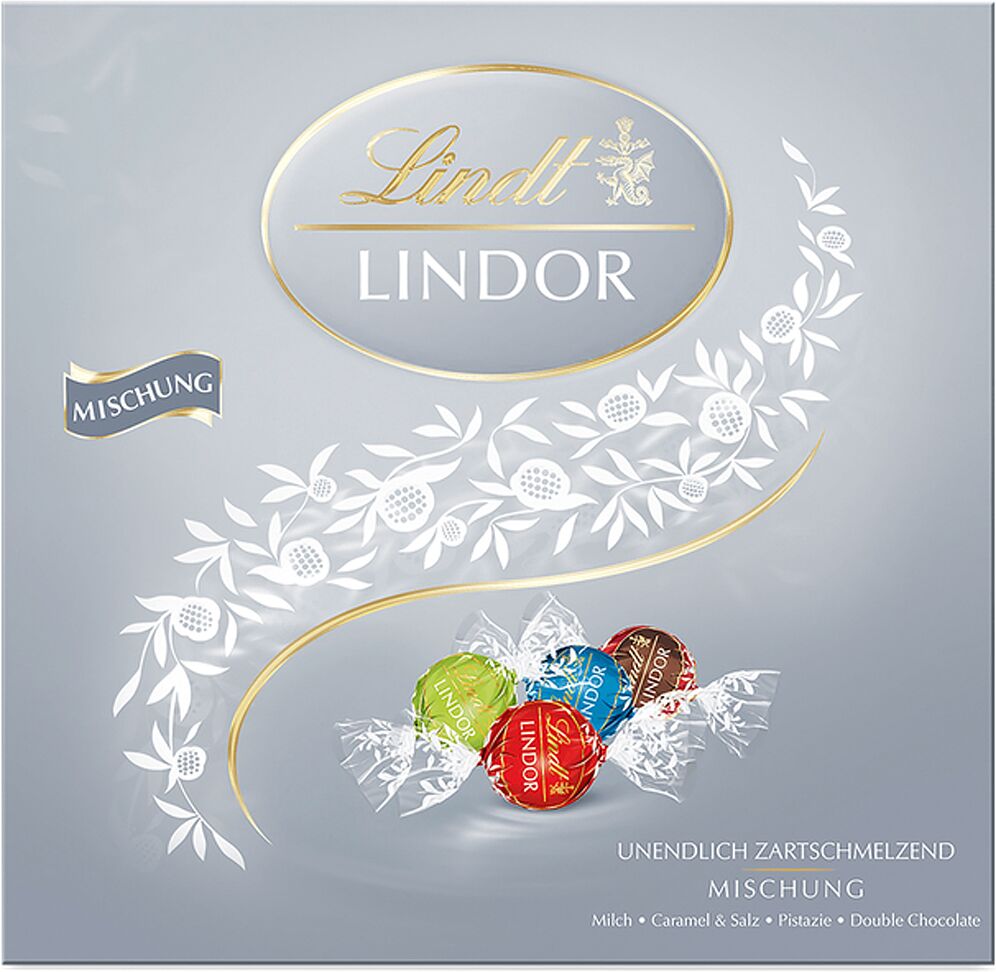 Շոկոլադե կոնֆետների հավաքածու «Lindt Lindor» 187գ