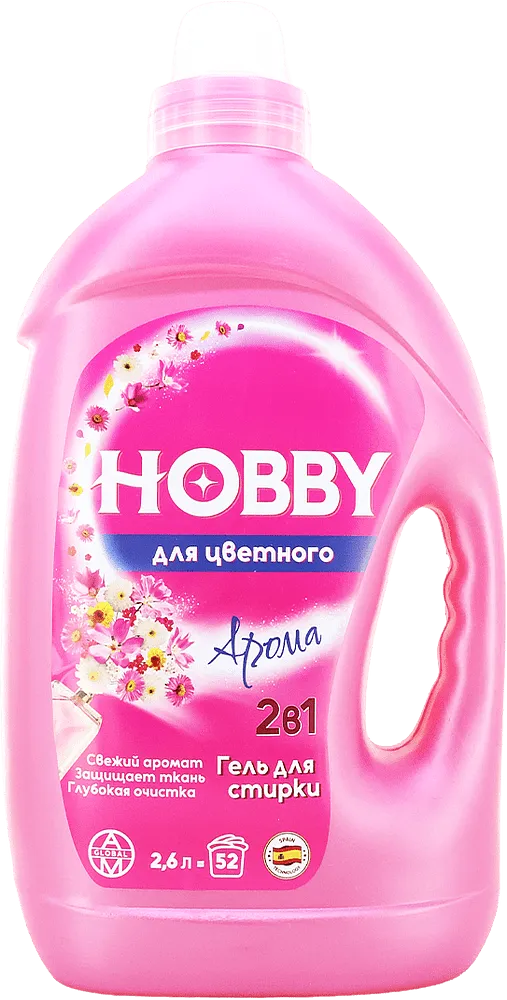 Color washing gel "Hobby 2 in 1" 2 .6l
