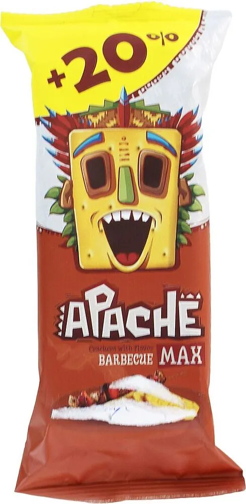 Crackers with barbecue flavor "Apache" 95g
