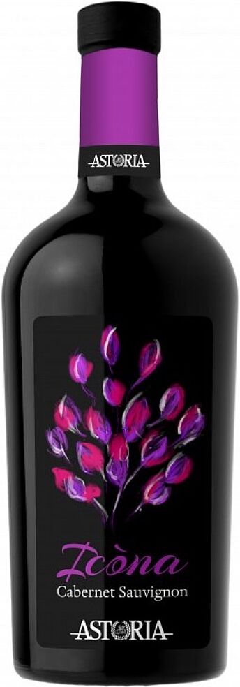 Вино красное "Astoria Icòna Cabernet Sauvignon" 0.75л