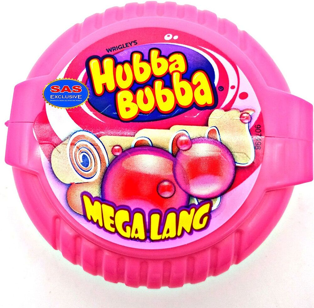 Жевательная резинка "Hubba Bubba Fruit Mega Lang" 56г Фруктовый