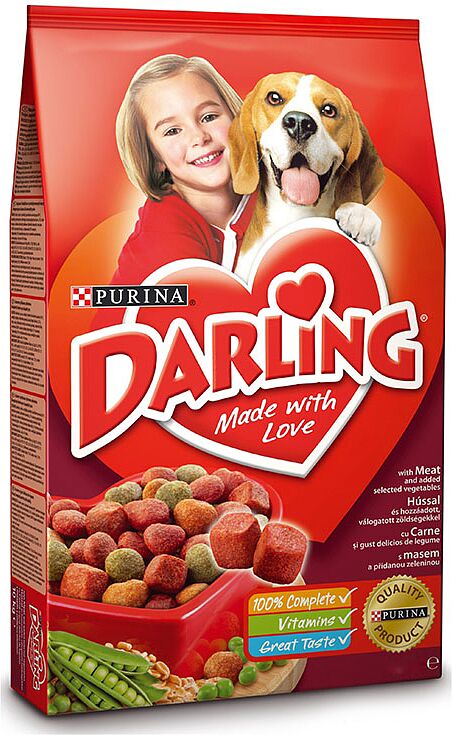 Корм для собак "Purina Darling" 2.5кг Мясной и Овощной 