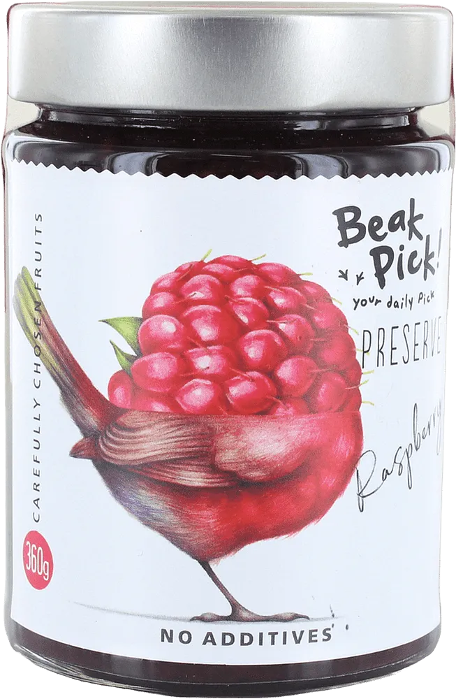 Raspberry preserve "Beak Pick" 360g 