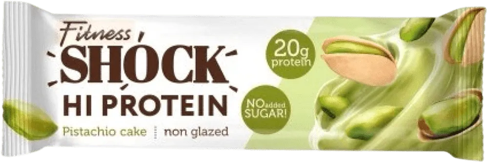 Protein stick with pistachio cake flavor "Fitness Shock Hi protein" 60g
