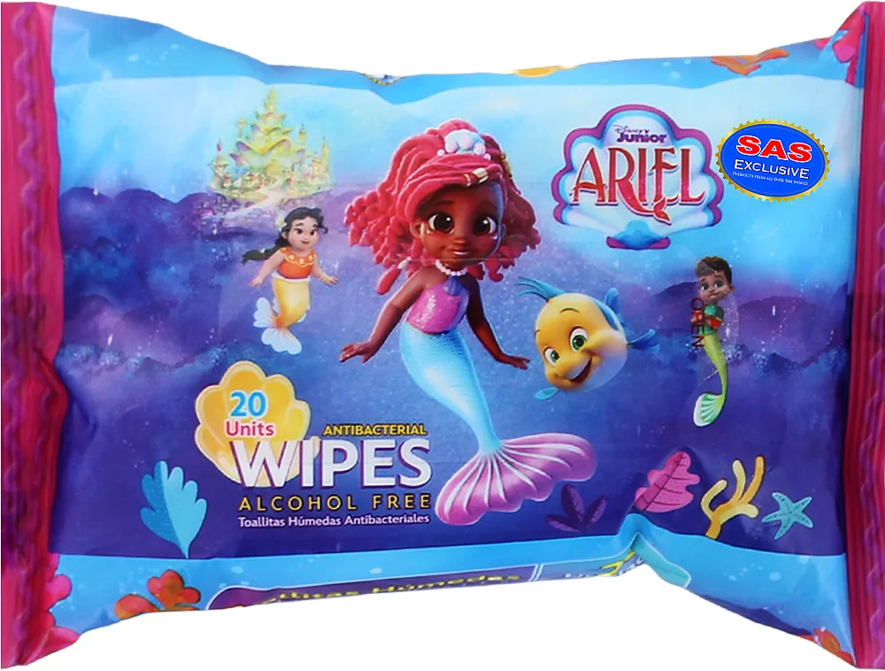 Kids wet wipes "Nevada Ariel" 20 pcs
